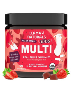 Gomas Multivitamínicas Veganas Llama Naturals Niños Fresa 90 Unidades
