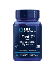 Life Extension Fast-C y Bio-Quercetina 60 Tabletas Vegetarianas