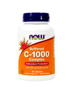Suplemento de Vitamina C NOW C-1000 1000mg 180 Tabletas