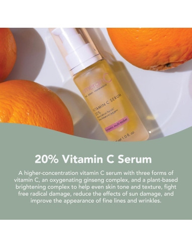Suero Facial Vitamina C 20% emerginC 30 ml Antienvejecimiento