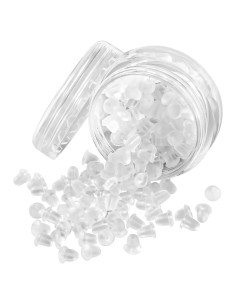 Respaldos de Aretes de Silicona Hipoalergénicos Hulubo 100 Pcs