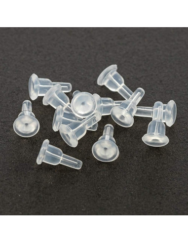 Respaldos de Aretes de Silicona DIYEAR - 150 Pcs Hipoalergénicos