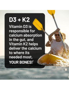 NatureWise Vitamina D3 1000UI + K2 100mcg - 90 Gelatinas Blandas 2