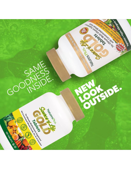 Multivitamina Fuente de Vida Oro Nature's Plus 180 Tabletas