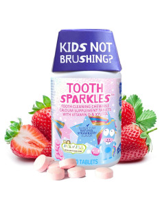 Chispas de Dientes Jack N' Jill - Masticables de Calcio 60 Tabletas