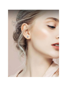 Set de 12 Aretes Magnéticos Spiritlele Circonita 4-7mm 2