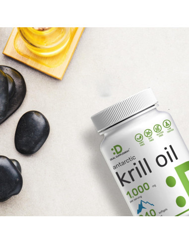 Suplemento Deal Aceite de Kril Antártico 1000mg 240 Gelatinas