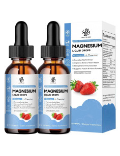 Gotas Líquidas de Magnesio iMATCHME 60ml Fresa Sin Azúcar