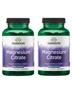 Citrato de Magnesio Swanson Ultra 112.5 mg 240 Tabletas