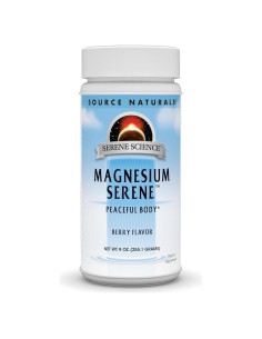 Magnesio en Polvo Source Naturals 255g Sabor Frutos del Bosque