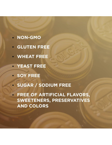 Suplemento de Zinc Picolinate Solgar 22 mg - 300 Tabletas