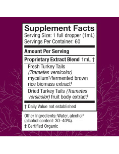 Extracto de Cola de Pavo Host Defense 60 Porciones 60 ml 2