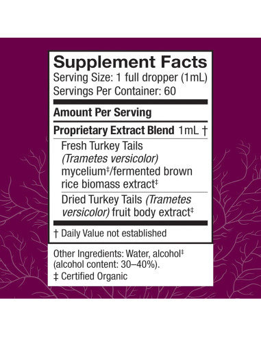 Extracto de Cola de Pavo Host Defense 60 Porciones 60 ml