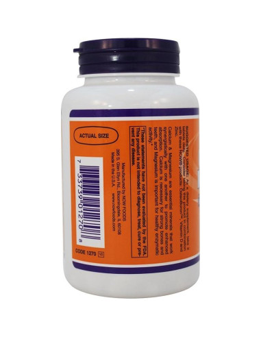 Suplemento de Calcio y Magnesio NOW 1000/500 mg - 300 Tabletas