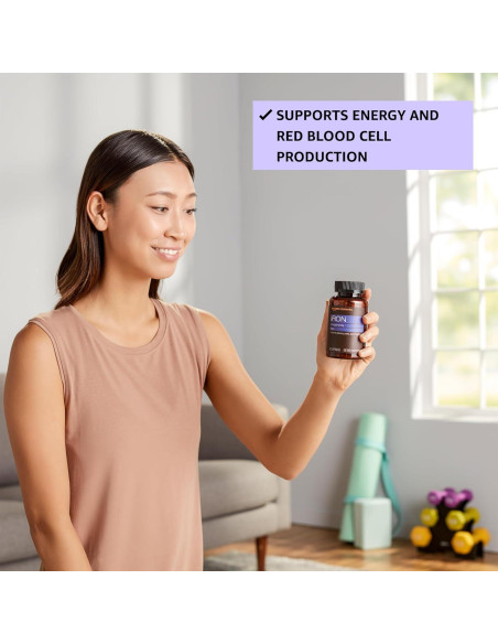 Cápsulas de Hierro Amazon Elements 18mg Veganas 195 Unidades Cápsulas de Hierro Amazon Elements 18mg Veganas 195 Unidades