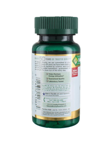 Tabletas de Hierro Nature's Bounty 65 mg 300 Tabletas Total