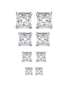 Pendientes Magnéticos Jstyle 4-7mm Plata Hipoalergénicos