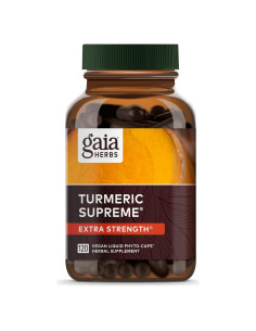 Cápsulas de Cúrcuma Suprema Gaia Herbs - 120 Unidades