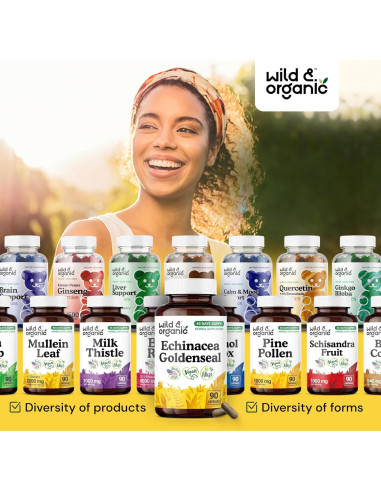 Cápsulas de Equinácea y Sello Dorado Silvestre 90 Unidades