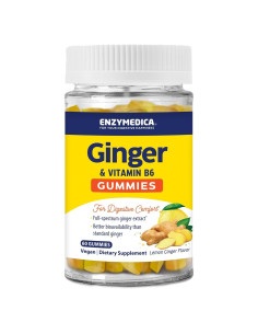 Gomas de Jengibre Enzymedica con Vitamina B6 - 60 Unidades