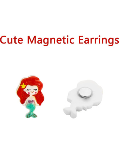 Pendientes Magnéticos NEWITIN 30 Pares Hipoalergénicos Niñas