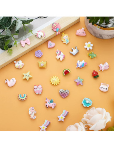 Pendientes Magnéticos NEWITIN 30 Pares Hipoalergénicos Niñas