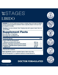 Suplemento Libido Femenino Solaray - 60 VegCaps Shatavari 2