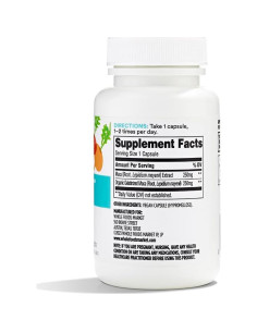 Cápsulas Veganas de Maca 365 Whole Foods, 60 Unidades 2