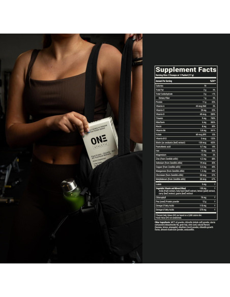 Suplemento de Proteínas Verdes ON3 Athletic Herbal 5 Porciones