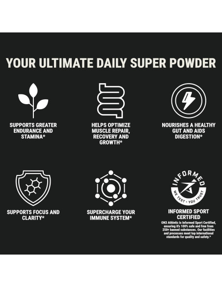 Suplemento de Proteínas Verdes ON3 Athletic Herbal 5 Porciones