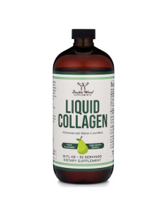 Colágeno Líquido Double Wood 2500mg - 32 Porciones Sabor Pera