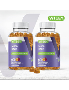 Gomitas de Raíz de Maca Viteey 120 Unidades - Veganas y Sin Gluten 2