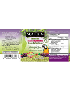 AcaiTrim Suplemento Pérdida de Peso 60 Cápsulas - Té Verde, Café Verde, Acai 2