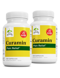 Suplemento Curamin Terry Naturally - 120 Cápsulas para Salud Muscular