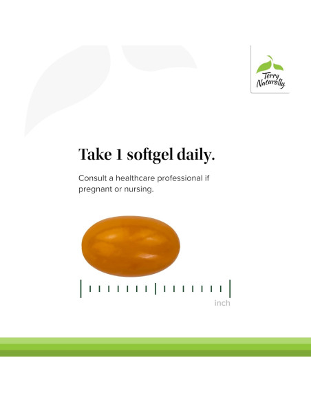 Terry Naturally CuraMed 375mg - Suplemento Antioxidante 120 Gelatinas