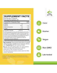 Suplemento Curamin Terry Naturally - 120 Cápsulas para Salud Muscular 2