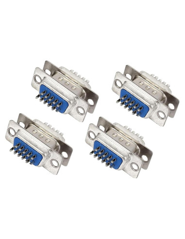 Adaptador VGA DB15 Macho a Hembra Motoforti - 4 Juegos