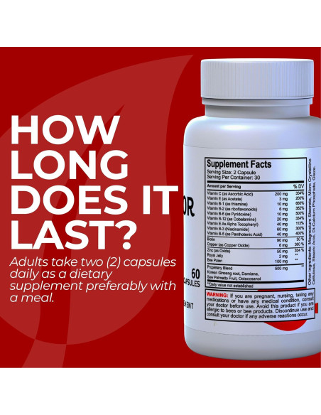 Suplemento Dietético HALLUSA NATURAL Hallprost Ultra 120 Cápsulas - Salud Próstata y Energía