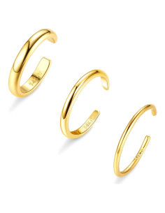 Set de Anillos para Dedos de los Pies ADRAMATA 14K Dorados