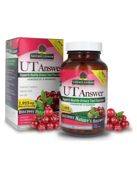 UT Respuesta D-Mannose 1955mg 90 Cápsulas - Soporte Urinario