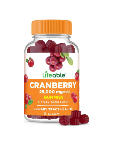 Gomitas de Arándano Lifeable 60 Unidades | Suplemento Vegano