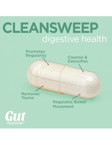Cápsulas CleanSweep Gut Response 90 Unidades - Salud Digestiva