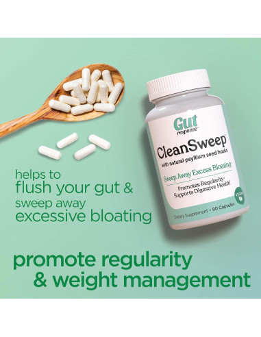 Cápsulas CleanSweep Gut Response 90 Unidades - Salud Digestiva