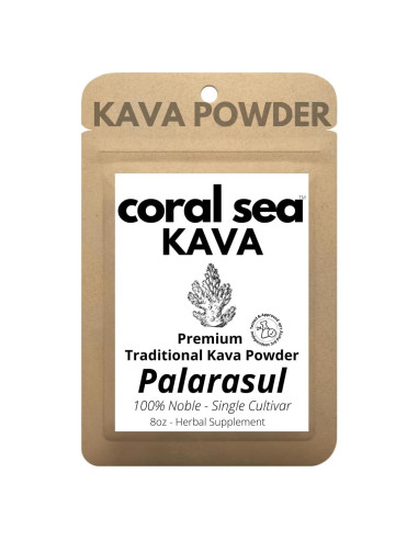 Polvo de Kava Coral Sea Kava 227g - Bebida Calmante Noble