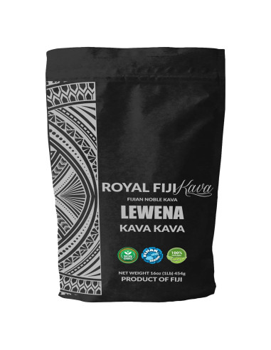 Polvo de Kava Lewena Royal Fiji 450g - Raíz Basal Premium