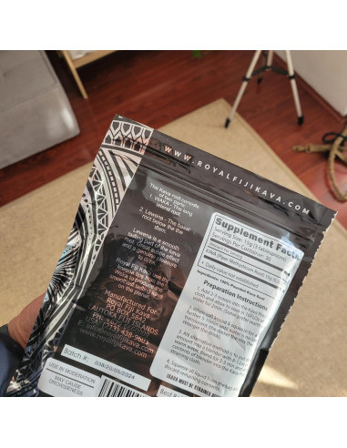 Polvo de Kava Lewena Royal Fiji 450g - Raíz Basal Premium