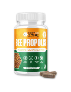 Cápsulas de Propóleos de Abeja Honeybeezone 60 Veganas 500mg
