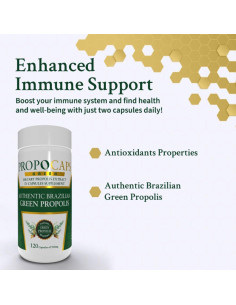 Cápsulas de Propóleos Verdes Beelife 120 Unidades - Suplemento Natural 2