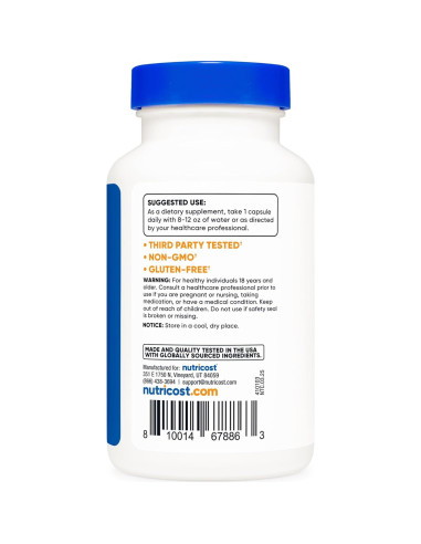 Extracto de Propóleos de Abeja Nutricost 500mg 120 Cápsulas