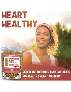 Cápsulas de Baya de Espino XPRS Nutra - 360 Unidades - Soporte Cardiovascular 2